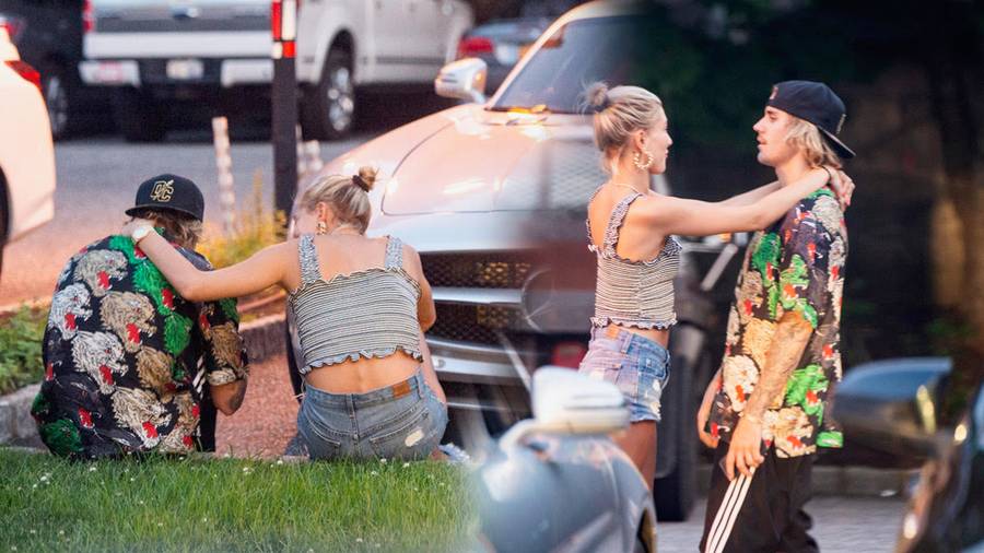 Hailey Baldwin pociesza Justina Biebera