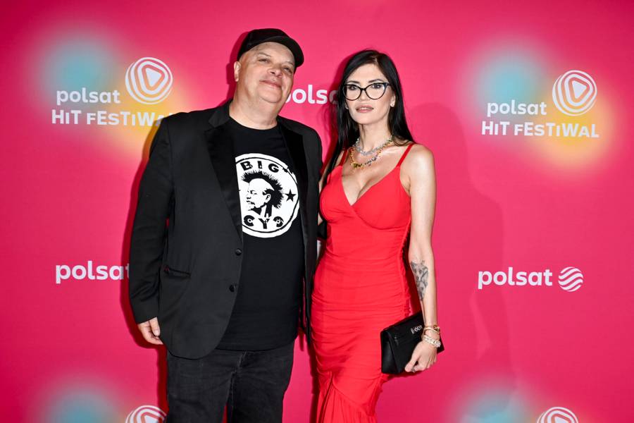 Krzysztof Skiba, Karolina Skiba na Polsat Hit Festiwal/AKPA