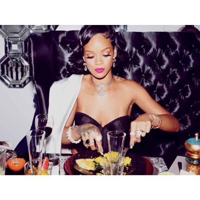 Rihanna wita Nowy Rok 2014
