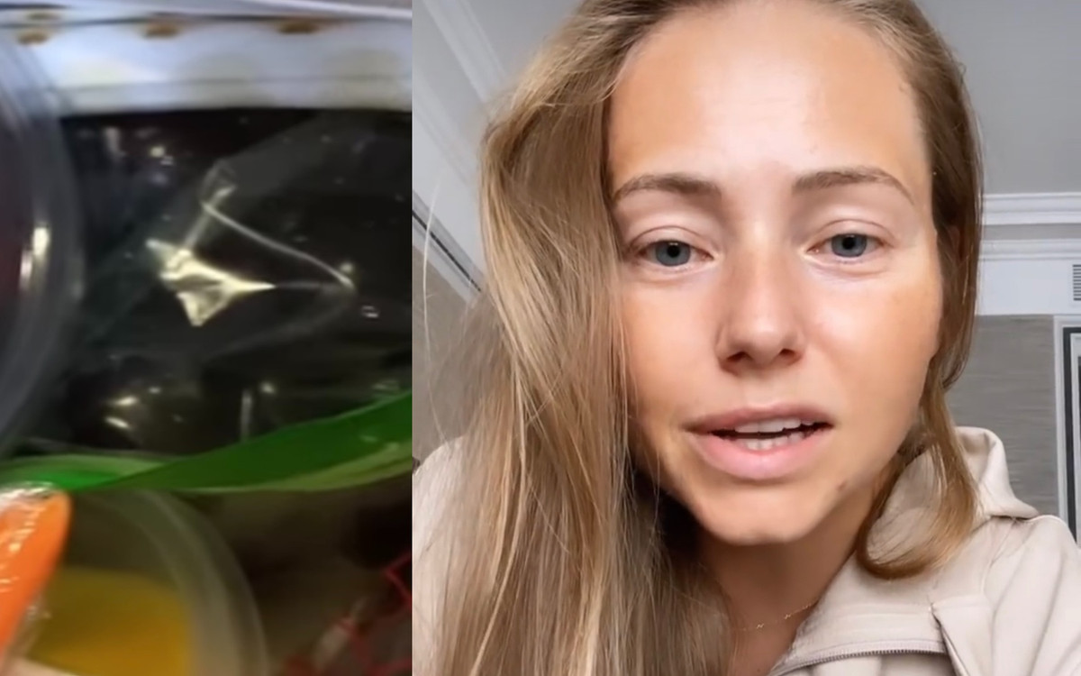 Agata Rubik zabiera resztki jedzenia na wakacje