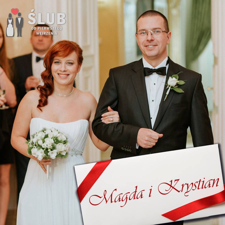 Magdalena Pazura, Krystian Ceglarek, "Ślub od pierwszego wejrzenia" edycja 1, fot. Facebook