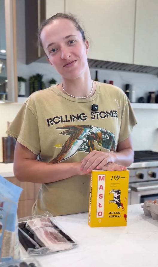 Iga Świątek pokazała kuchnię