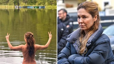 Dorota Naruszewicz zaświeciła golizną w jeziorze. “Hejt się wylał!”