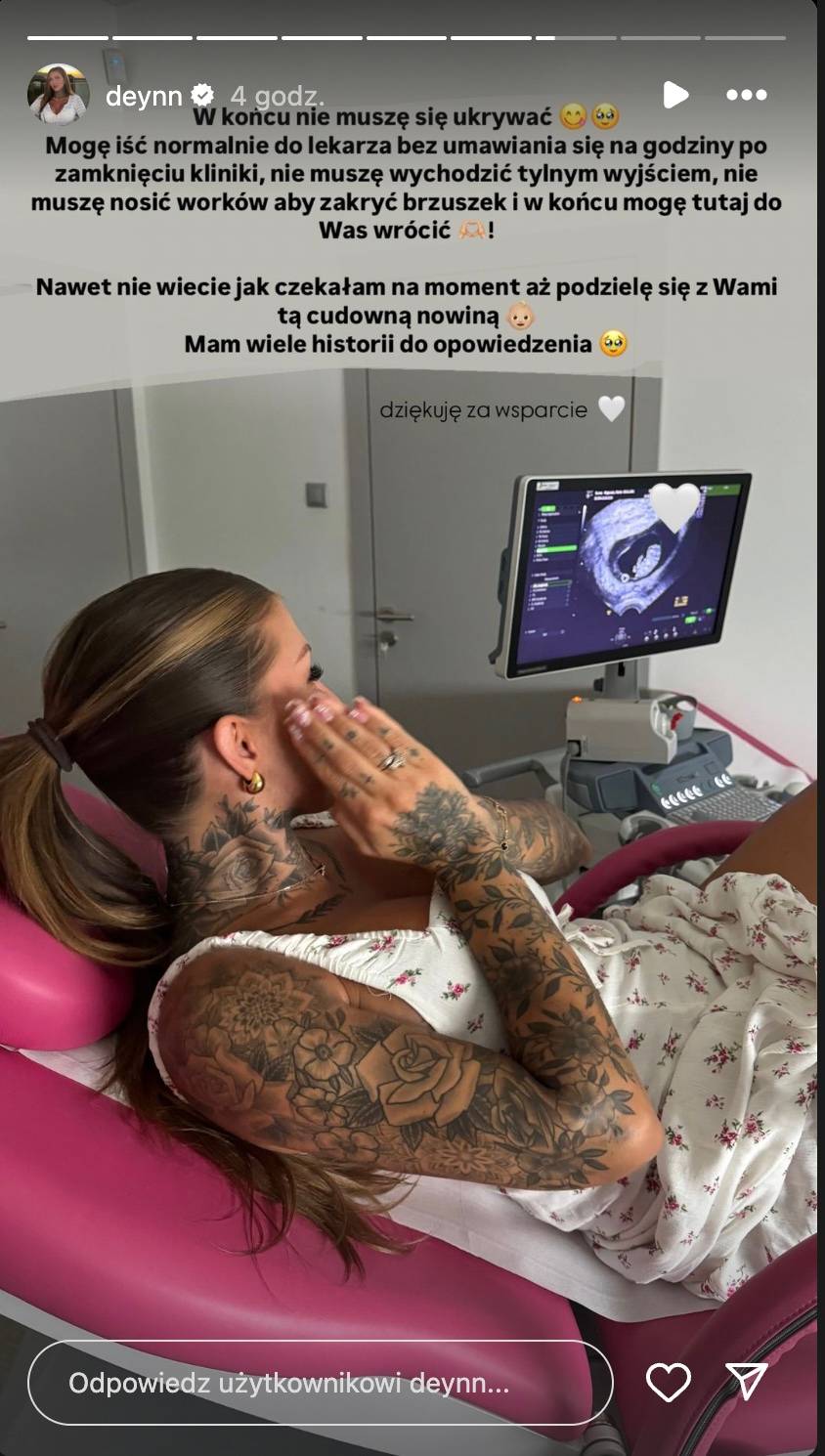 Tak Deynn zareagowała na ciążę. Pokazała archiwalne nagranie: “Mam emocje szczęścia i przerażenia”