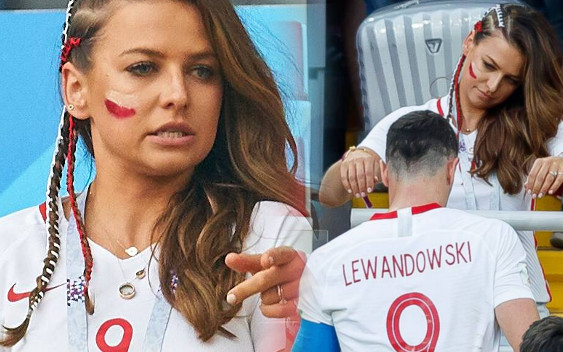 Anna Lewandowska bez Photoshopa i filtrów kibicuje na trybunach