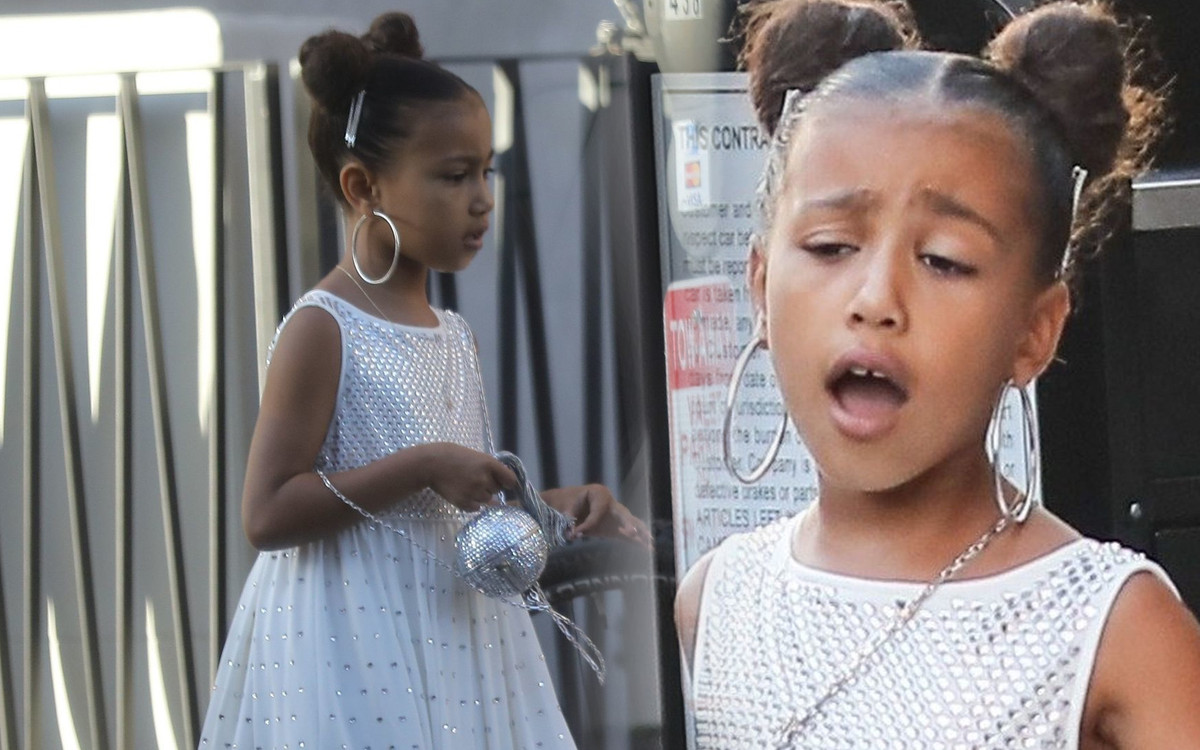 Podoba Ci się biała stylizacja North West?