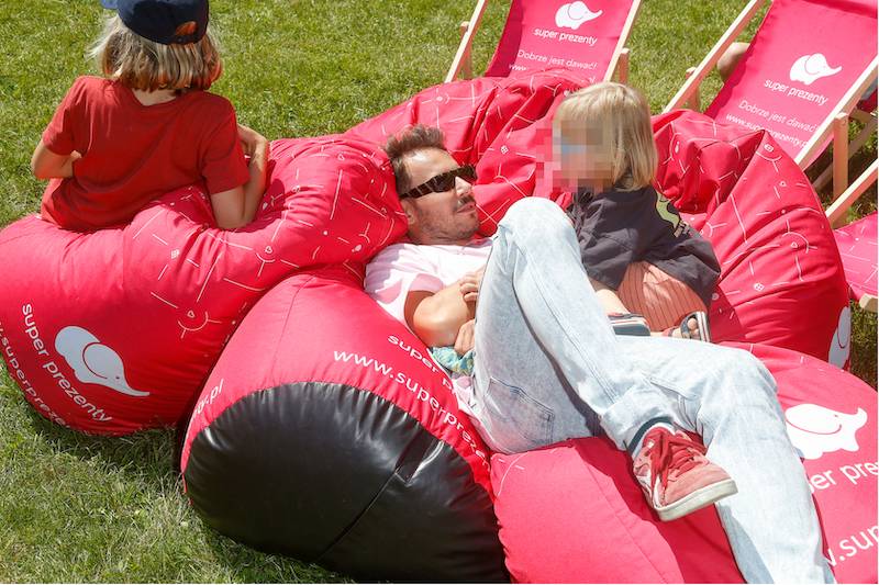 Vip Cross 2022. Mateusz Banasiuk po raz pierwszy na imprezie medialnej z 5-letnim synem