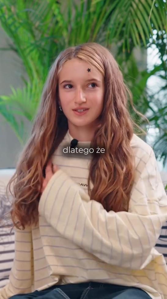 15-letnia Helena Myszkowska udzieliła pierwszego wywiadu, fot. Instagram