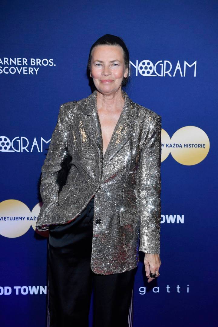 100-lecie Warner Bros. Discovery: Radosna Julia Wieniawa z popcornem, czarnowłosa Anna Maria Sieklucka, Małgorzata Foremniak