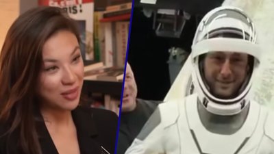 Sławosz Uznański-Wiśniewski wylądował na ziemi! Tak zareagowała jego żona