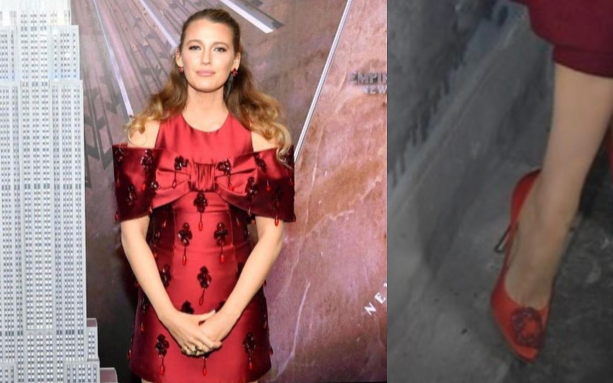 Blake Lively pomalowała lakierem do paznokci buty za 4000 złotych