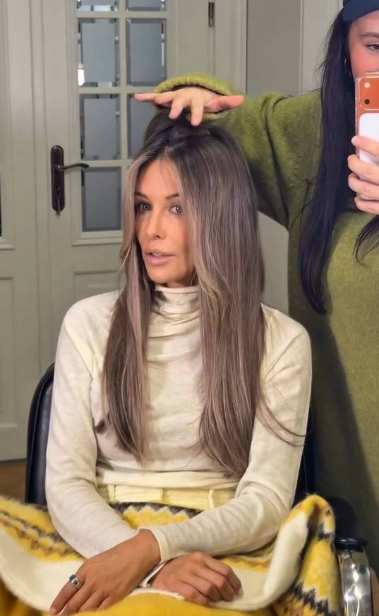 Małgorzata Rozenek-Majdan zakłada doczepy, fot. Instagram