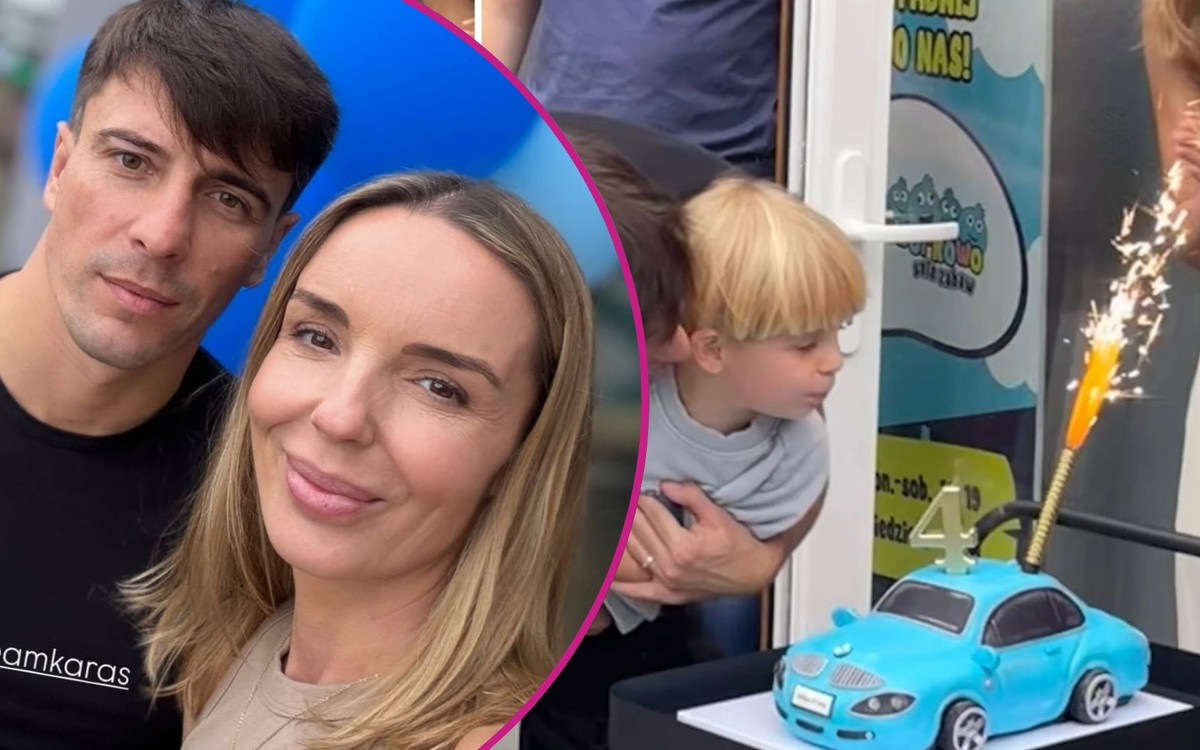 Robert Karaś i Agnieszka Włodarczyk świętowali 4. urodziny syna. Internauci wypatrzyli dziadków Milana