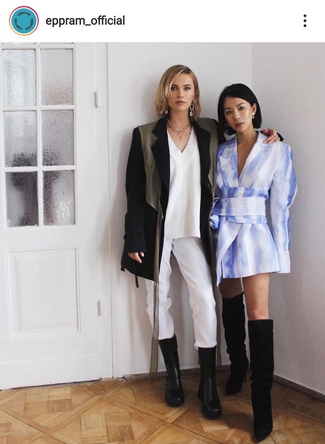 Maffashion i Lana Nguyen w biurze