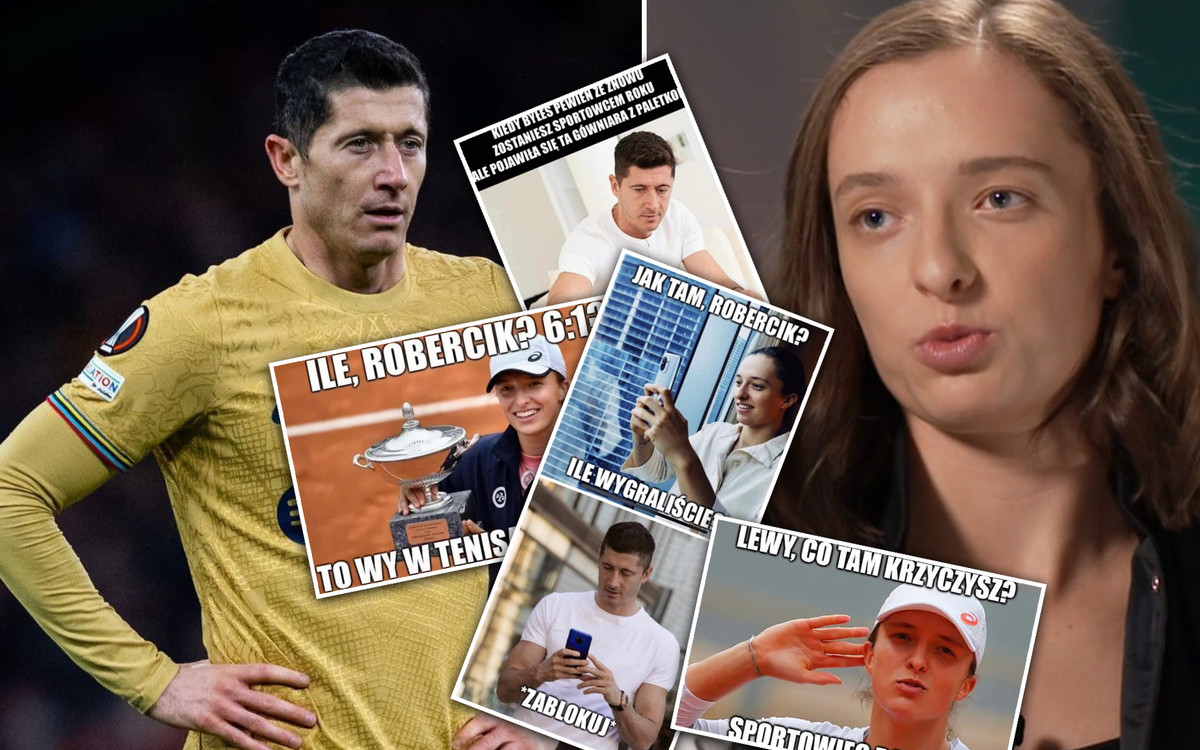 Iga Świątek komentuje memy z Robertem Lewandowskim! “Niektóre są zabawne, ale…”