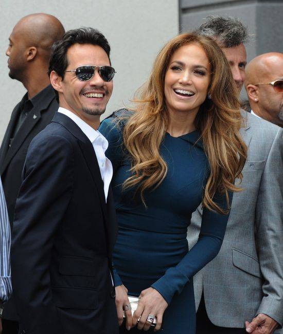 Jennifer Lopez i Marc Anthony w czasach, gdy byli razem