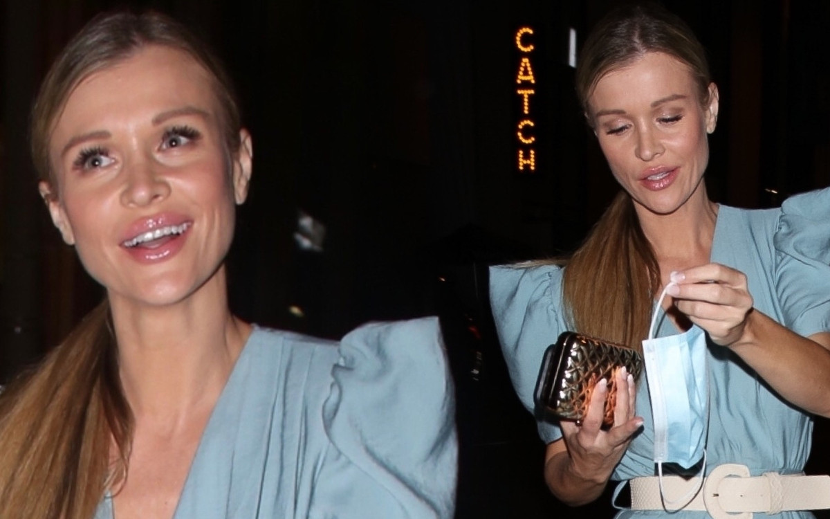 Joanna Krupa idzie z przyjaciółką na kolację. Założyła kombinezon z bufkami (ZDJĘCIA)