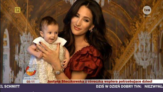 Justyna Steczkowsja i jej córeczka Helenka na okładce Gali