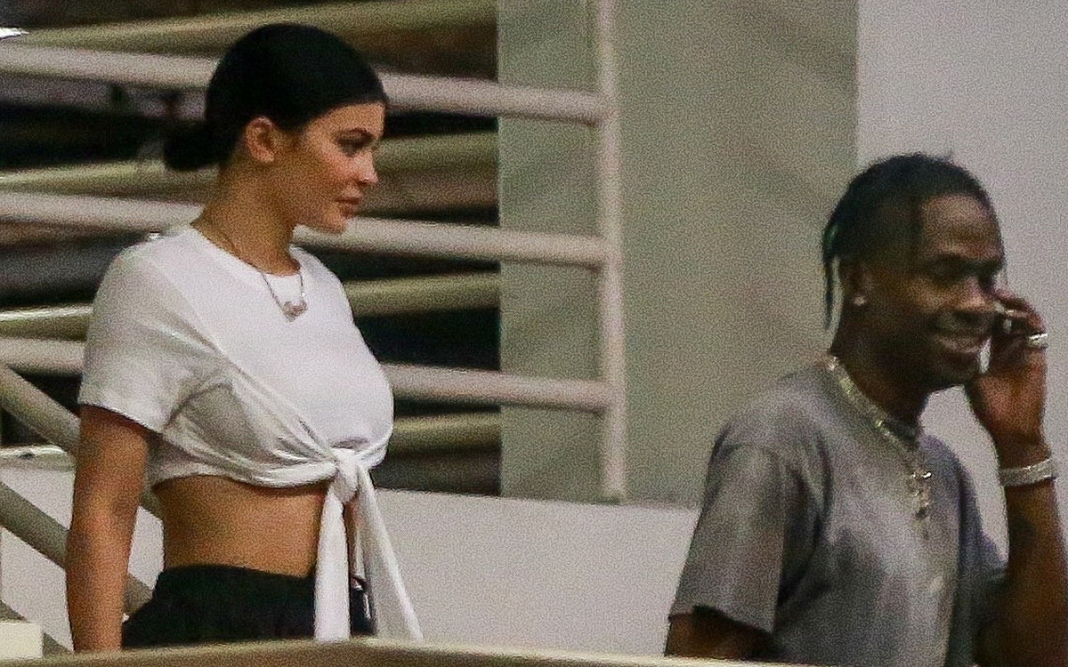 Kylie Jenner z Travisem Scottem na zakupach w Beverly Hills
