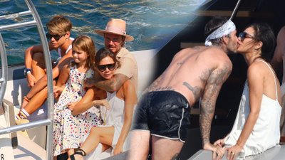 Beckhamowie na rodzinnych wakacjach. Dawid nie może oderwać rąk od Victorii!