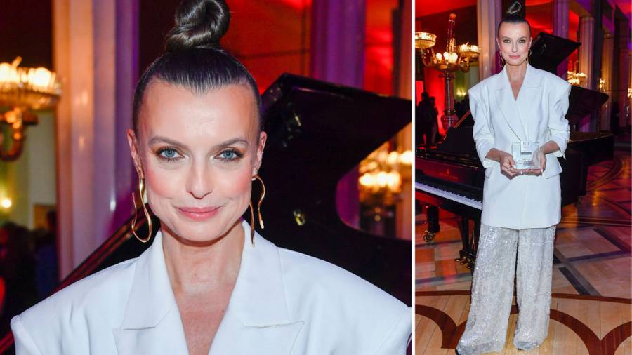 Elle Style Awards. Katarzyna Warnke, Lara Gessle, Jessica Mercedes, Lidia Popiel w roli modelek