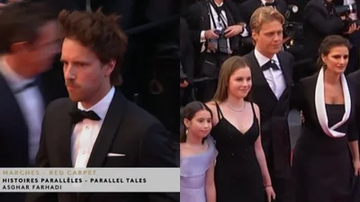 Maciej Musiał i Jakub Gierszał na czerwonym dywanie w Cannes