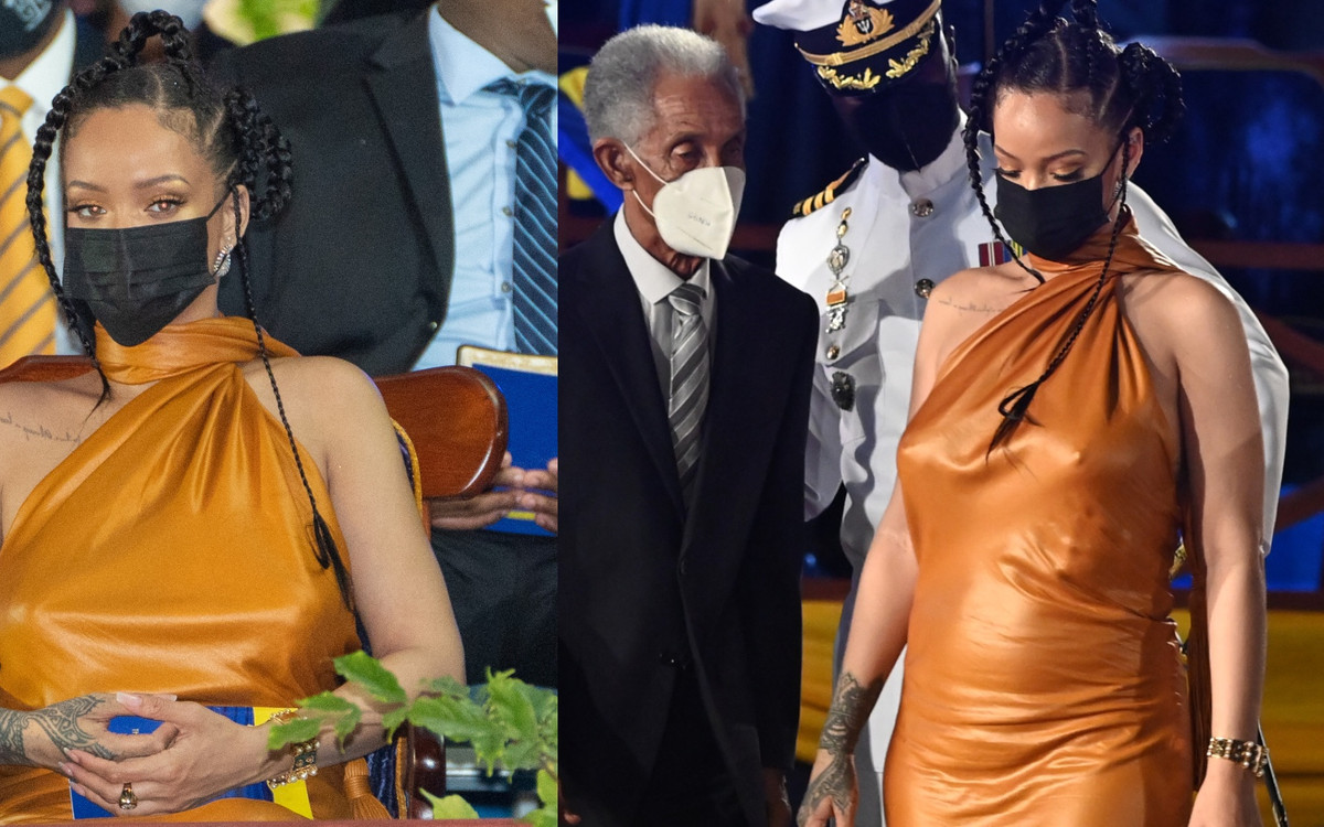 Rihanna została narodową bohaterką! Fani twierdzą, że jest w ciąży!