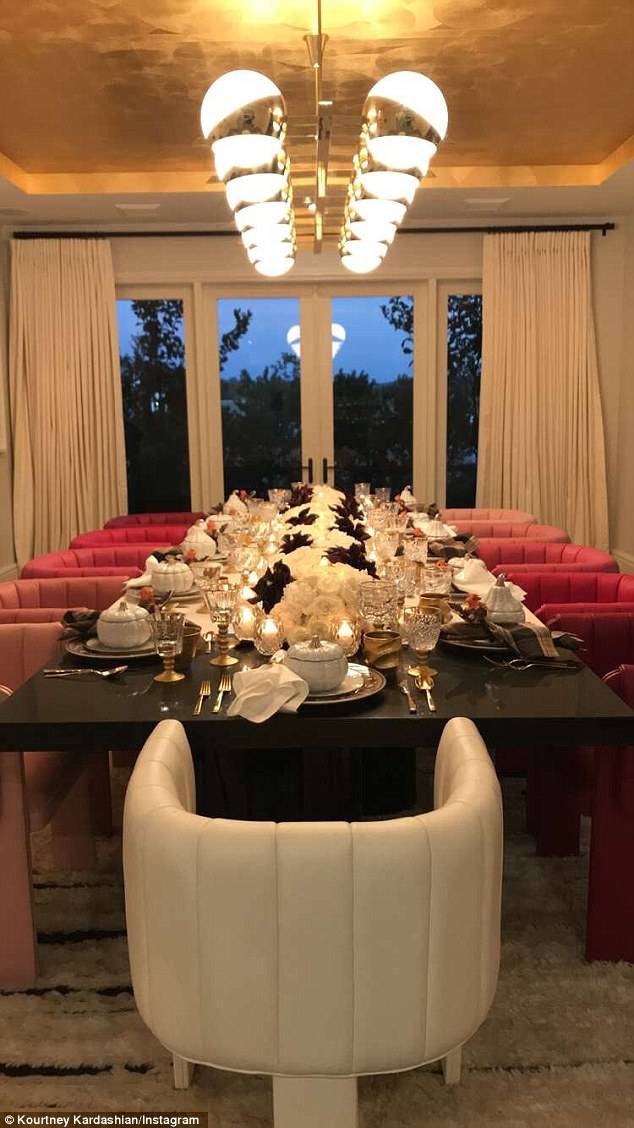 Ciężarna Kylie Jenner wyprawiła Święto Dziękczynienia