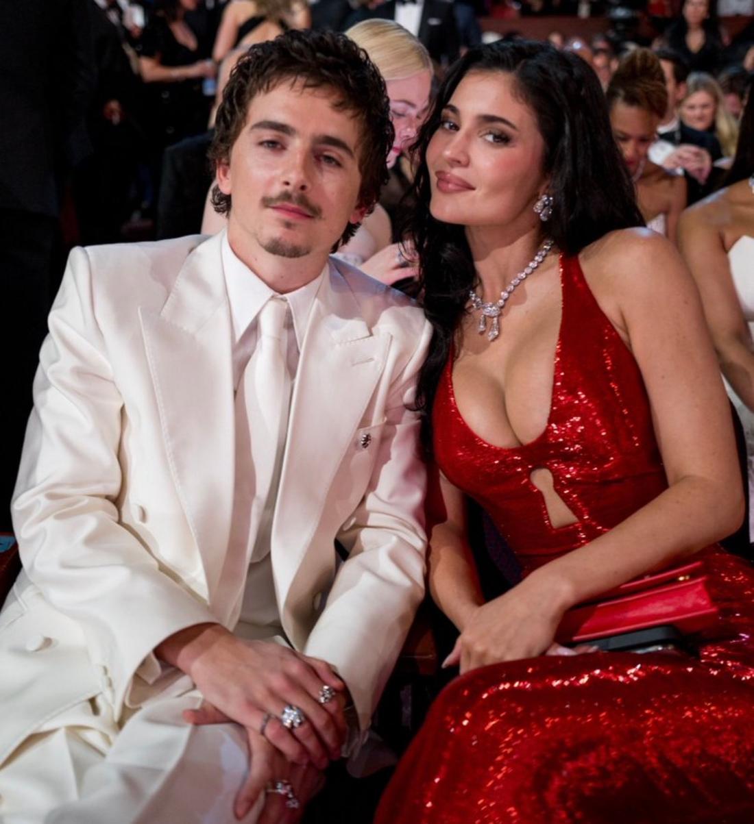 Kylie Jenner i Timothée Chalamet/ X
