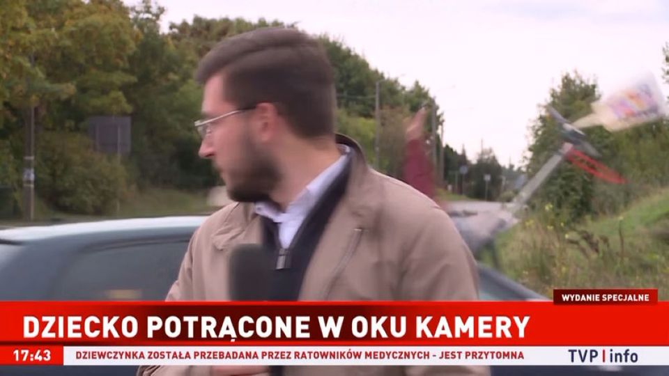 Wypadek fot. TVP Info