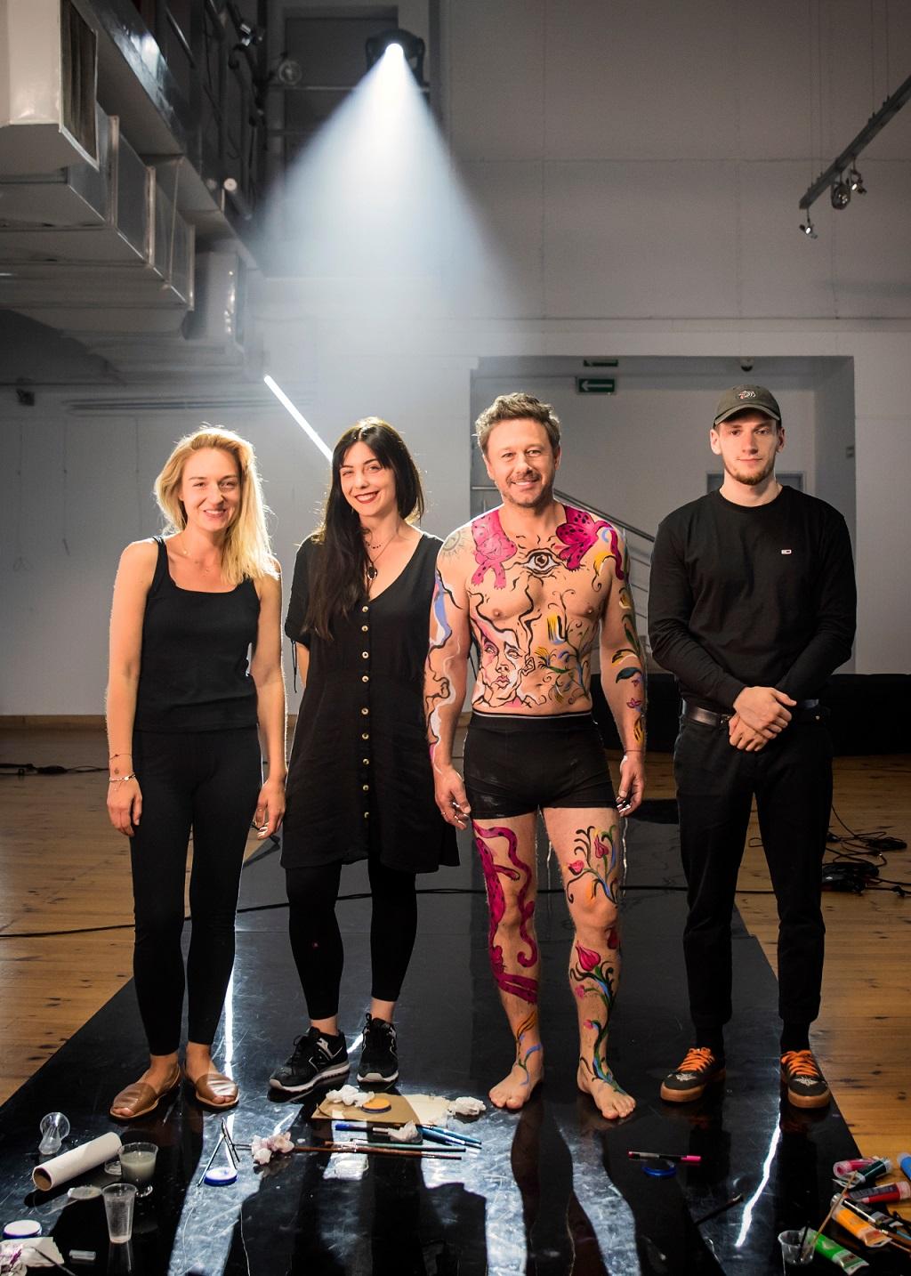 Andrzej Piaseczny na planie klipu do piosenki "Przeczytaj mnie". 