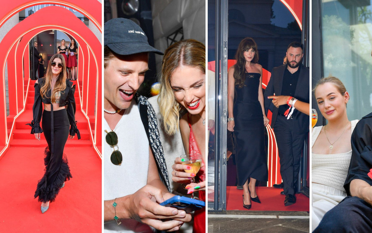 Gąsiewska, Markowska, Kosel, Woliński bawią się z Dakotą Johnson i Chiarą Ferrangi na jednej imprezie