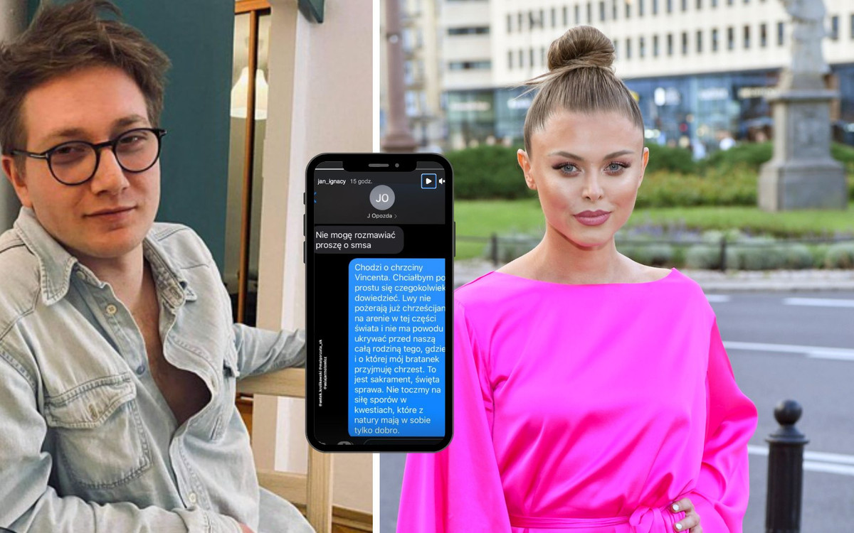 Jan Królikowski odpowiada Joannie Opoździe. Także udostępnił swojego SMS-a do aktorki