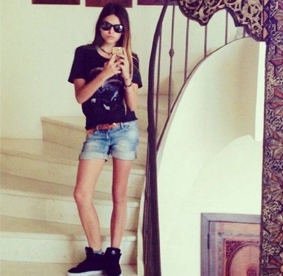 Thylane Blondeau, co umieszcza na swoim Instagramie?