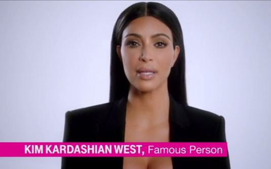 Kim Kardashian pokazała, że ma poczucie humoru (VIDEO)