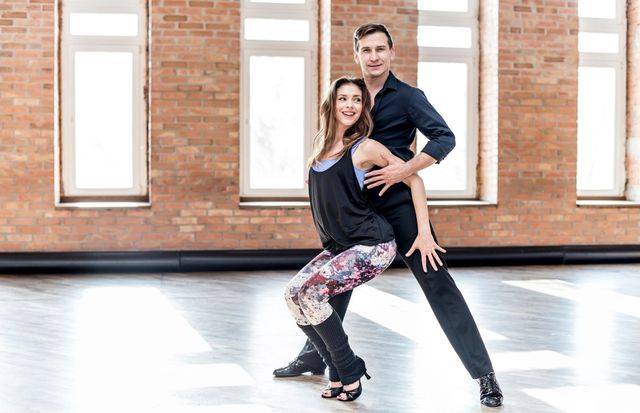 Klaudia Halejcio i Tomasz Barański na treningach do Tańca z gwiazdami