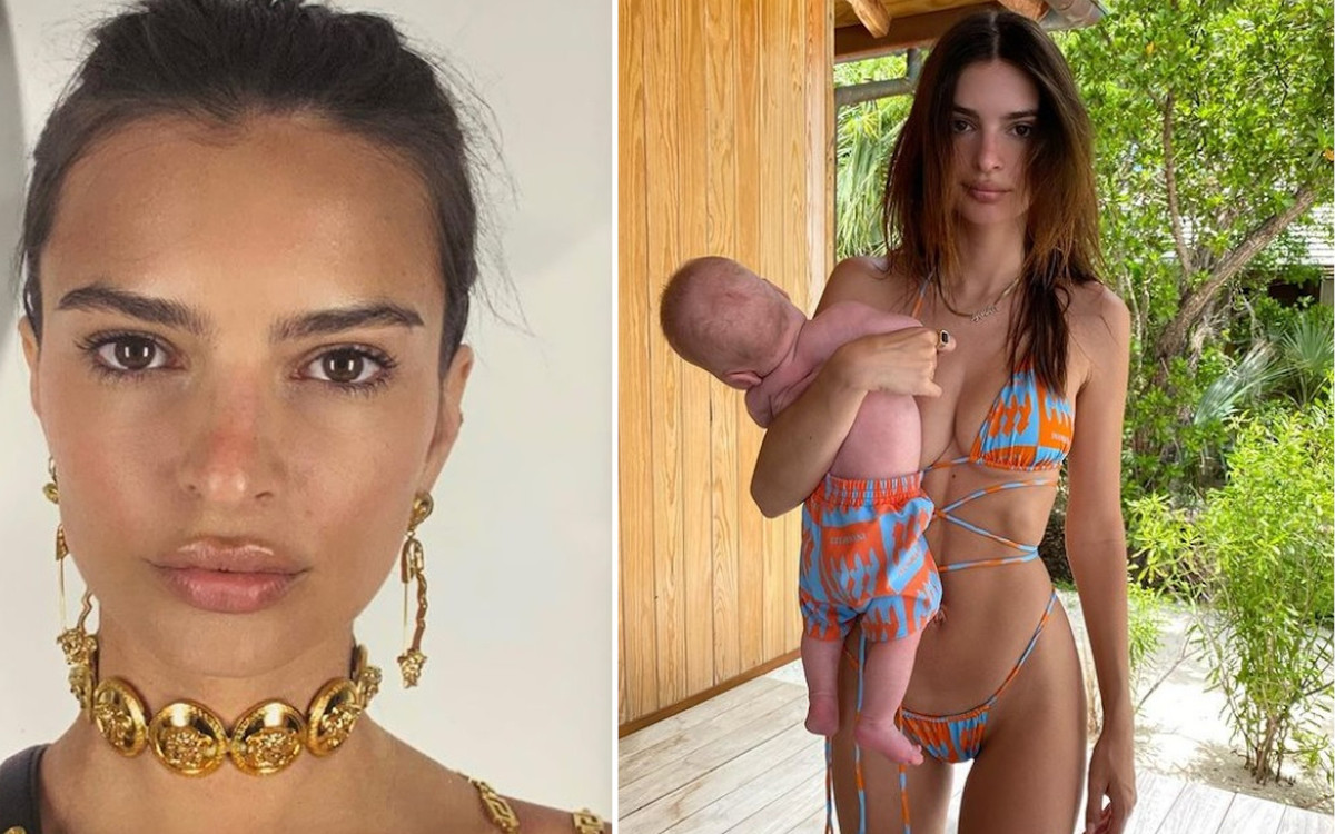 Internauci przerażeni tym, co zobaczyli u Emily Ratajkowski. Jak ona trzyma DZIECKO?!