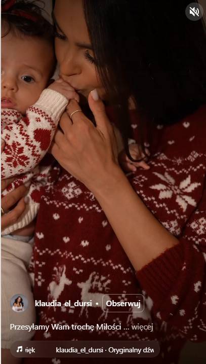Klaudia El Dursi pokazała córeczkę fot. Instagram