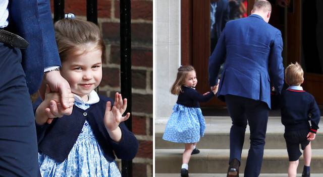 Książę William z George’m i Charlotte idą zobaczyć trzecie royal baby