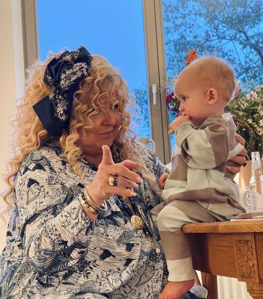 Magda Gessler z wnuczką