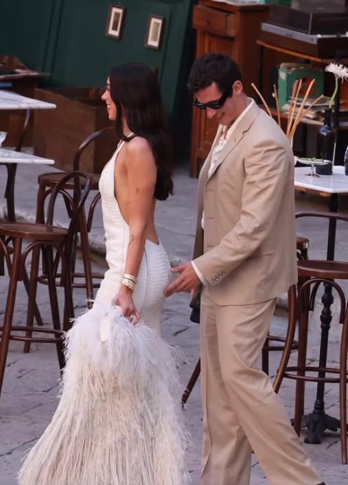 Dua Lipa i Callum Turner zaczynają kilkudniowe wesele, fot. TikTok.com
