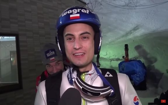 Piotr Żyła w roli mistrza drugiego planu! (VIDEO)