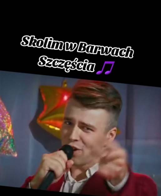 Skolim w "Barwach szczęścia", fot. Tiktok.com