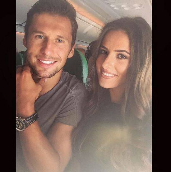 Celia Jaunat i Grzegorz Krychowiak razem