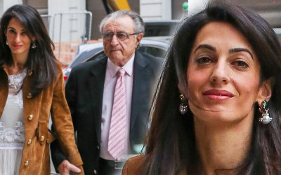 Amal Alamuddin wolny czas spędza z rodzicami (FOTO)