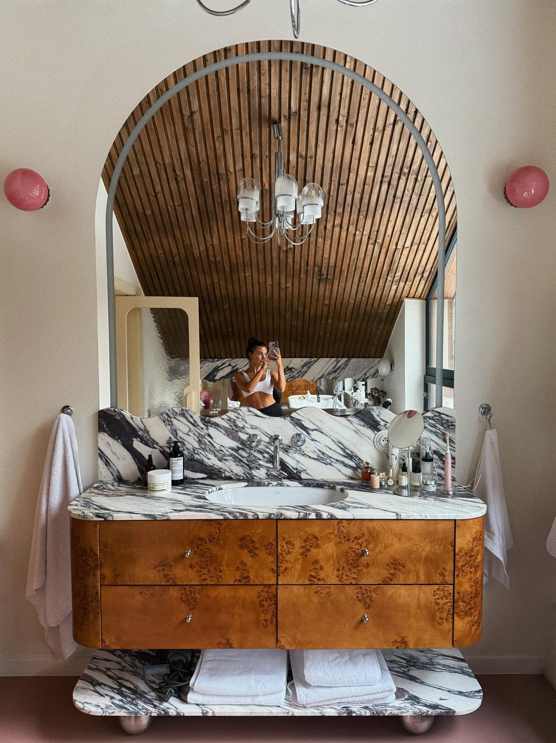 Obłędna łazienka Julii Wieniawy, fot. Instagram