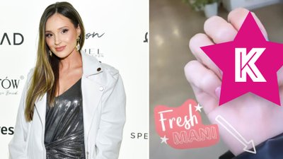 Marina postawiła na wakacyjne paznokcie – podkręciła klasycznego french’a