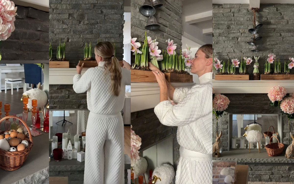 Edyta Pazura udekorowała dom na Wielkanoc. Przebiła nawet Rozenek