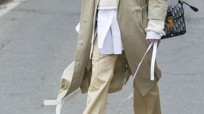 Marina i Macademian Girl zauważone na Fashion Week w Mediolanie