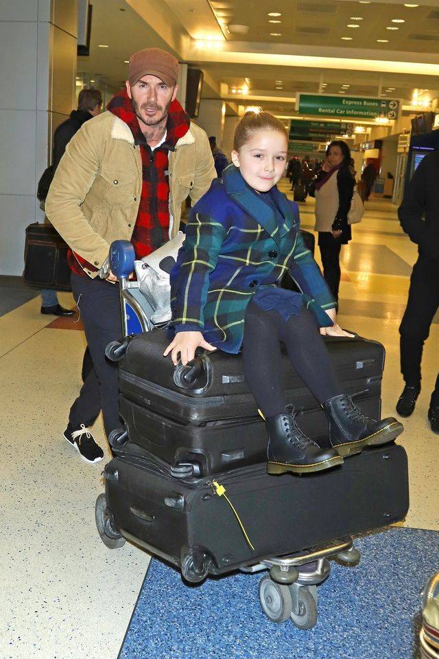 Dzieci Victorii i Davida Beckhamów na ślizgawce